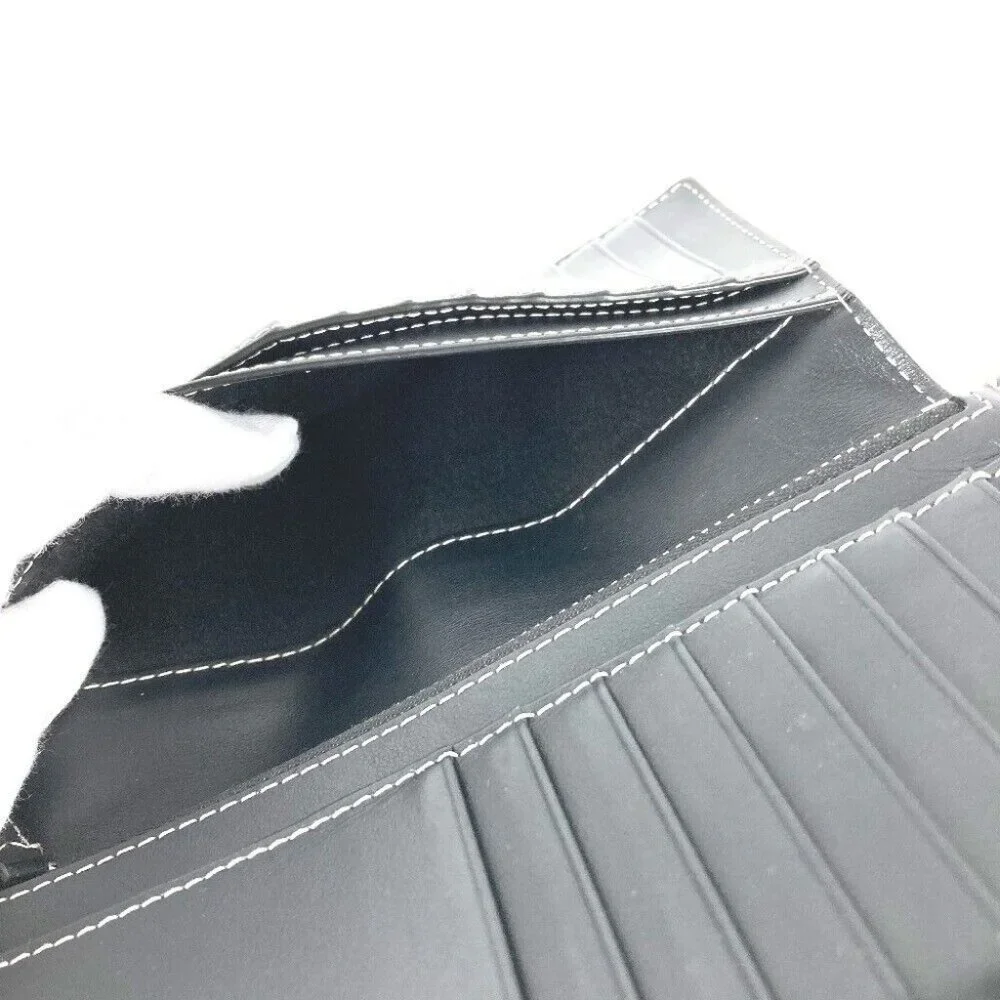 Auth BURBERRY 8052803 Long wallet giant check Bifold Long Wallet PVC Brown - Picture 9 of 12